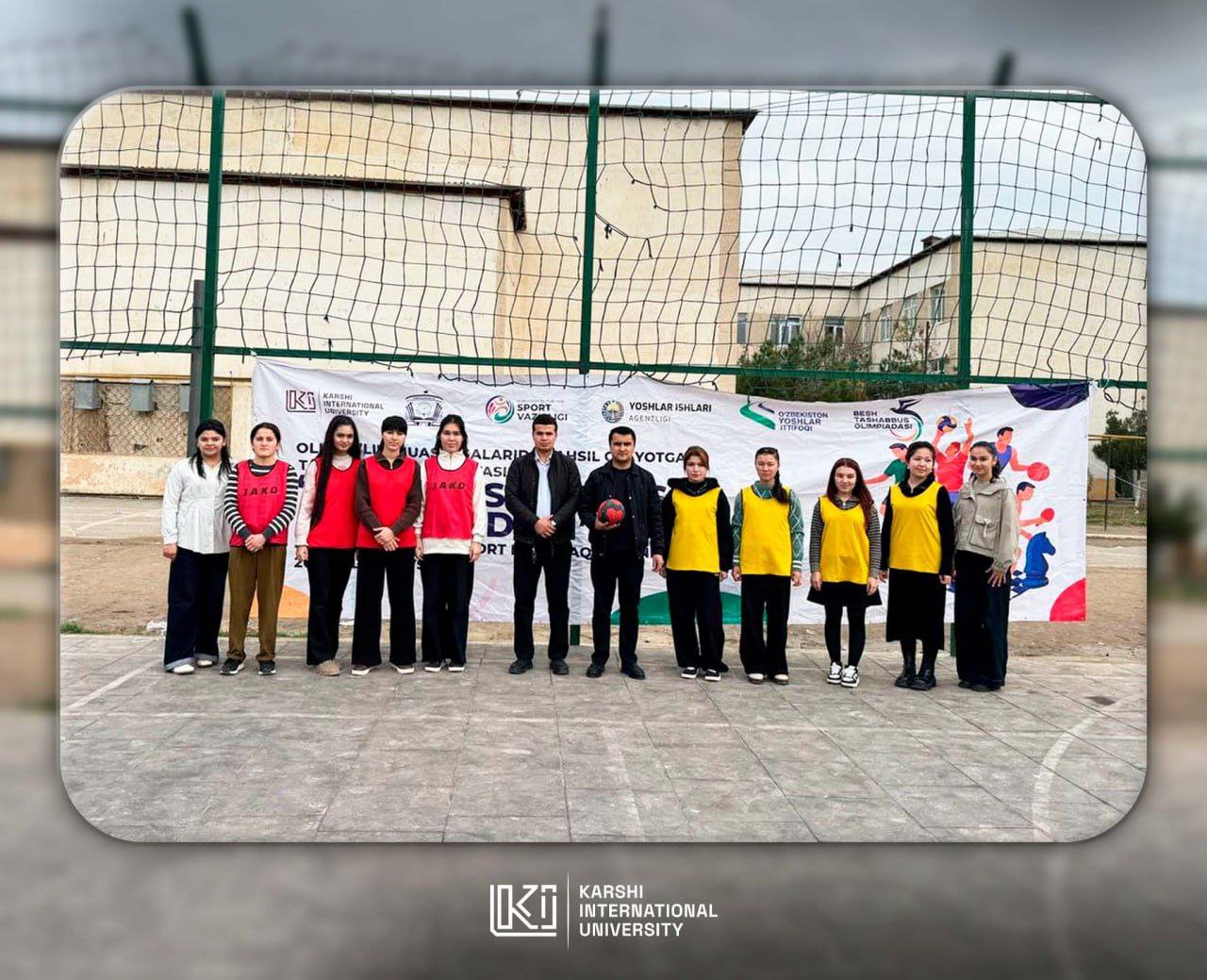 Gandbol sport musobaqasi bo‘lib o‘tdi!