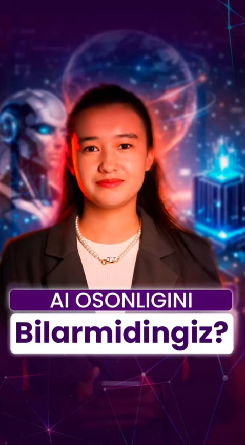Sun'iy intellekt — zamonaviy kasblar sari qadam