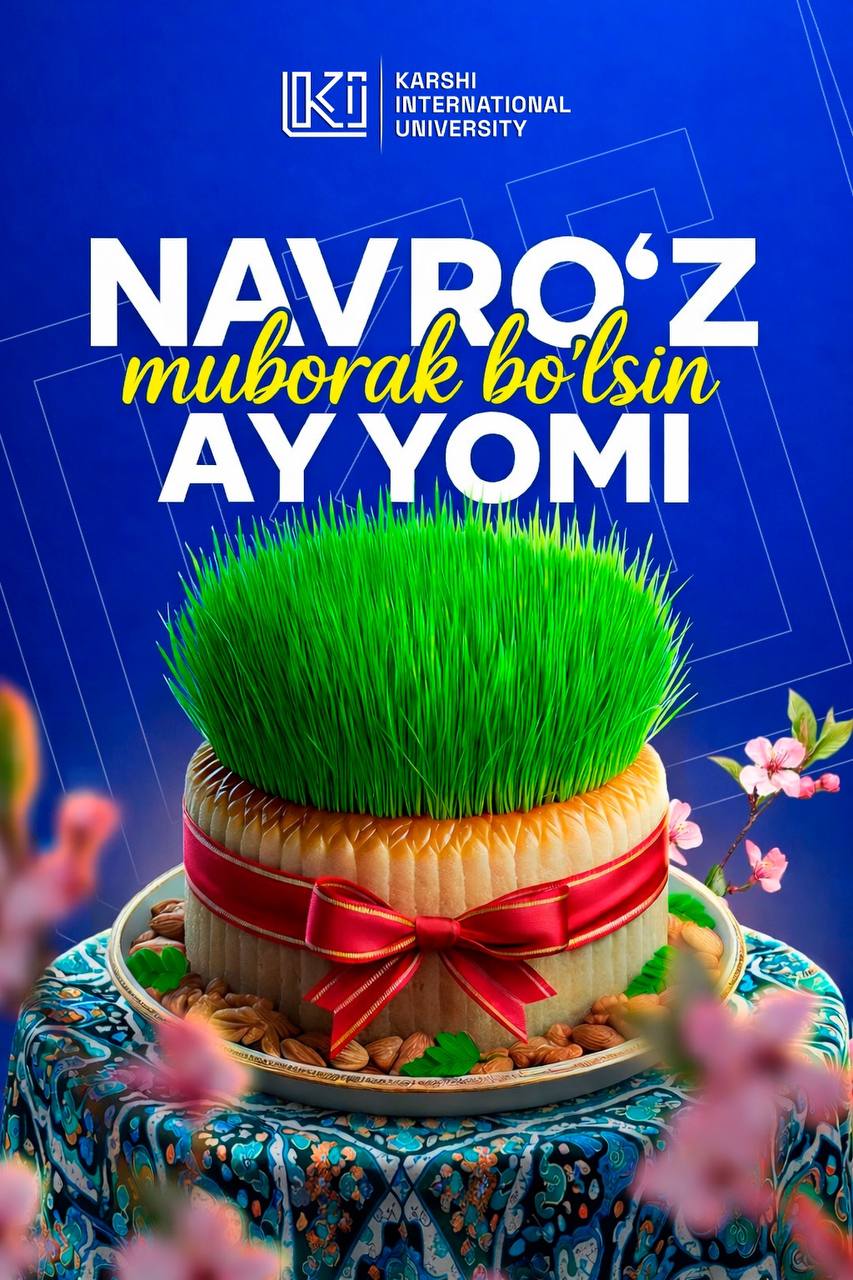 The KIU team sincerely congratulates all students, teachers, and partners on the holidays!